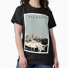 Atlanta Georgia United States Colorful Cityscape Classic T Shirt
