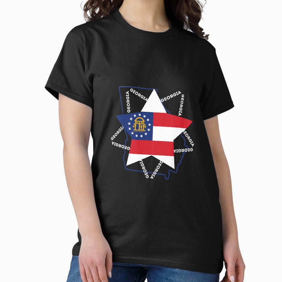 Georgia state of America / flag Classic T-Shirt