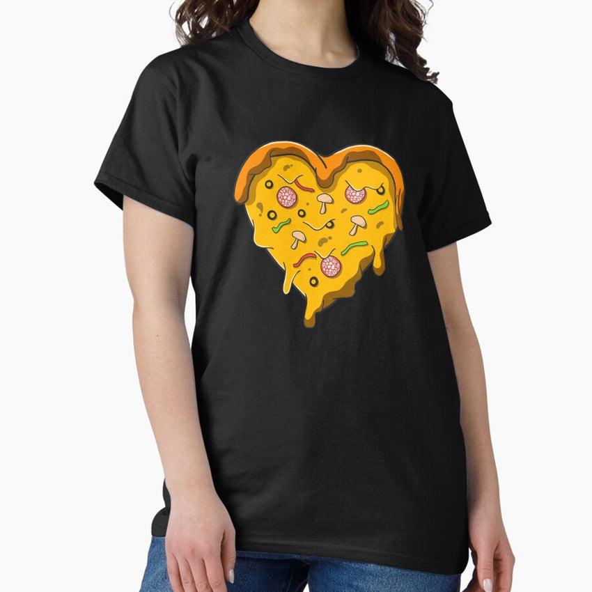 Pizza is my heart Classic T-Shirt