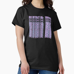 Vaporwave Art Existential Dread 80S Retro Aesthetic Streetwear Classic T Shirt