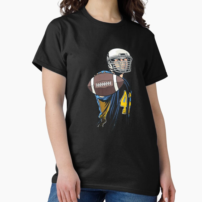 American Football Player Sport Classic T Shirt