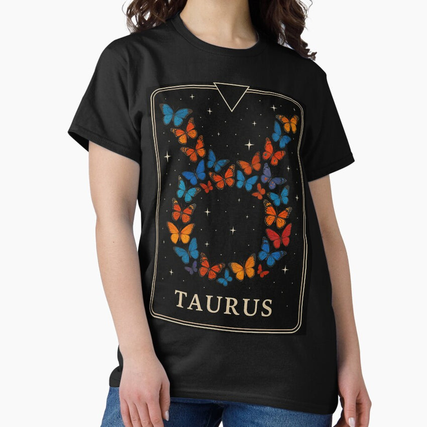 taurus butterflies design Classic T-Shirt