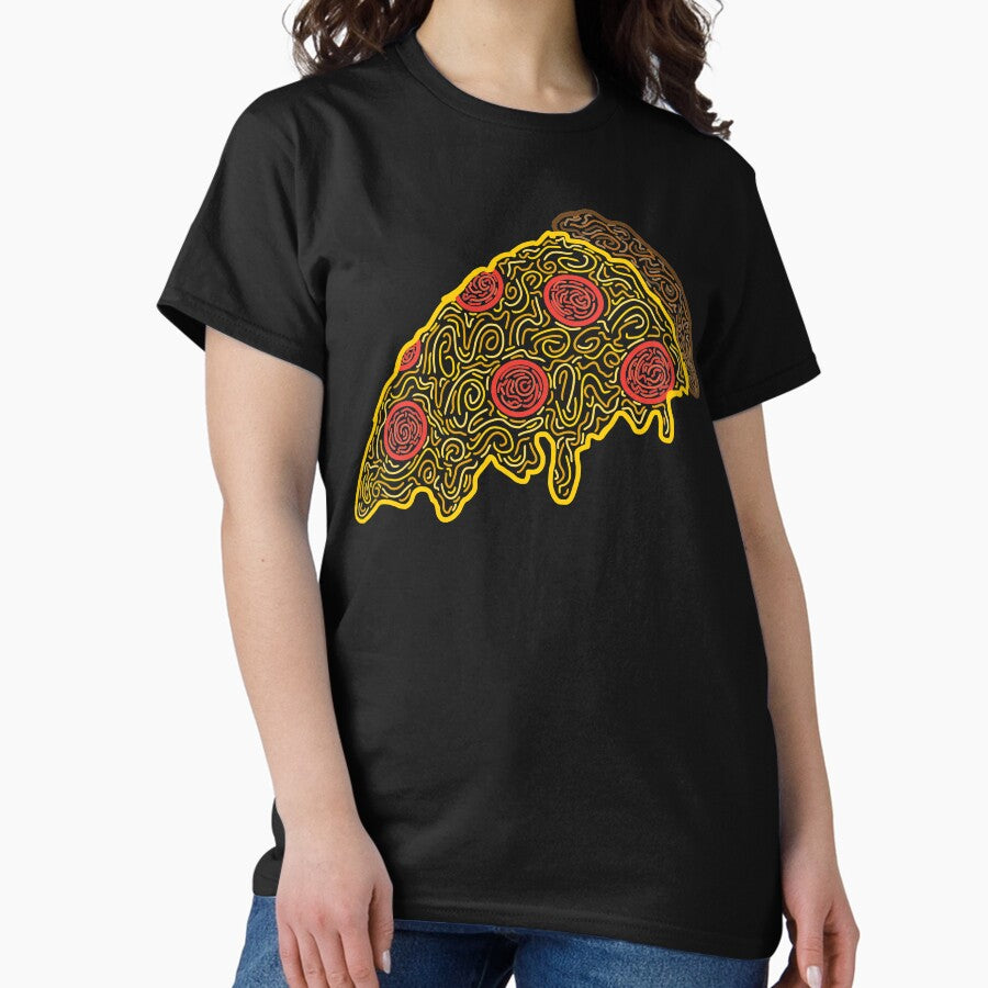 Pizza Tie Dye Classic T-Shirt