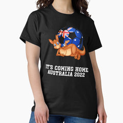 Australia Soccer Team 2022 It's Coming Home Australia Fan Football Soccer Classic T-Shirt