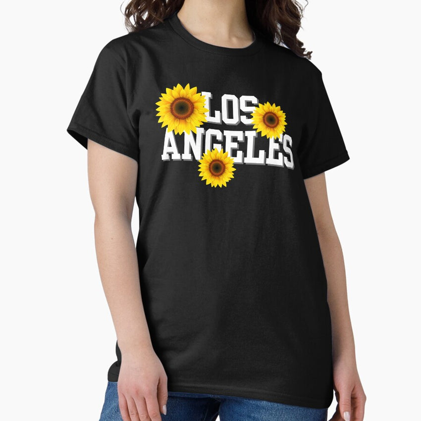 Los Angeles sunflower t-shirt Classic T-Shirt