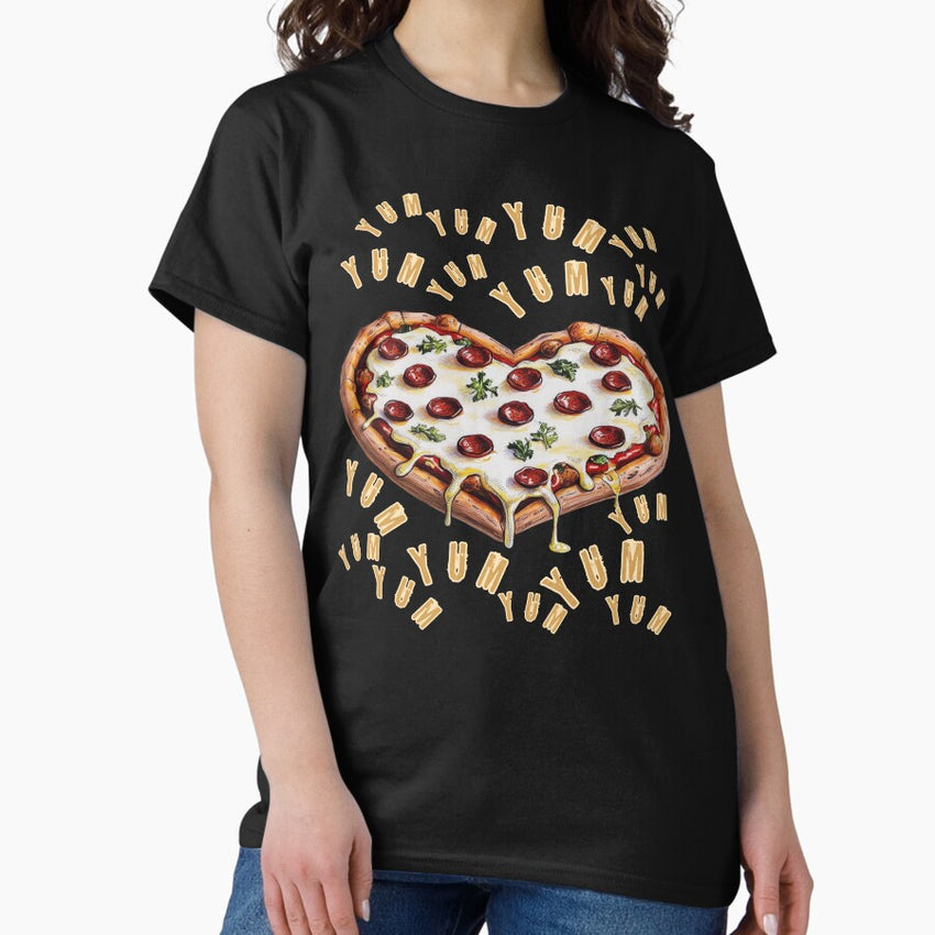 YUM YUM Pizza Pizza Day Pepperoni Classic T-Shirt
