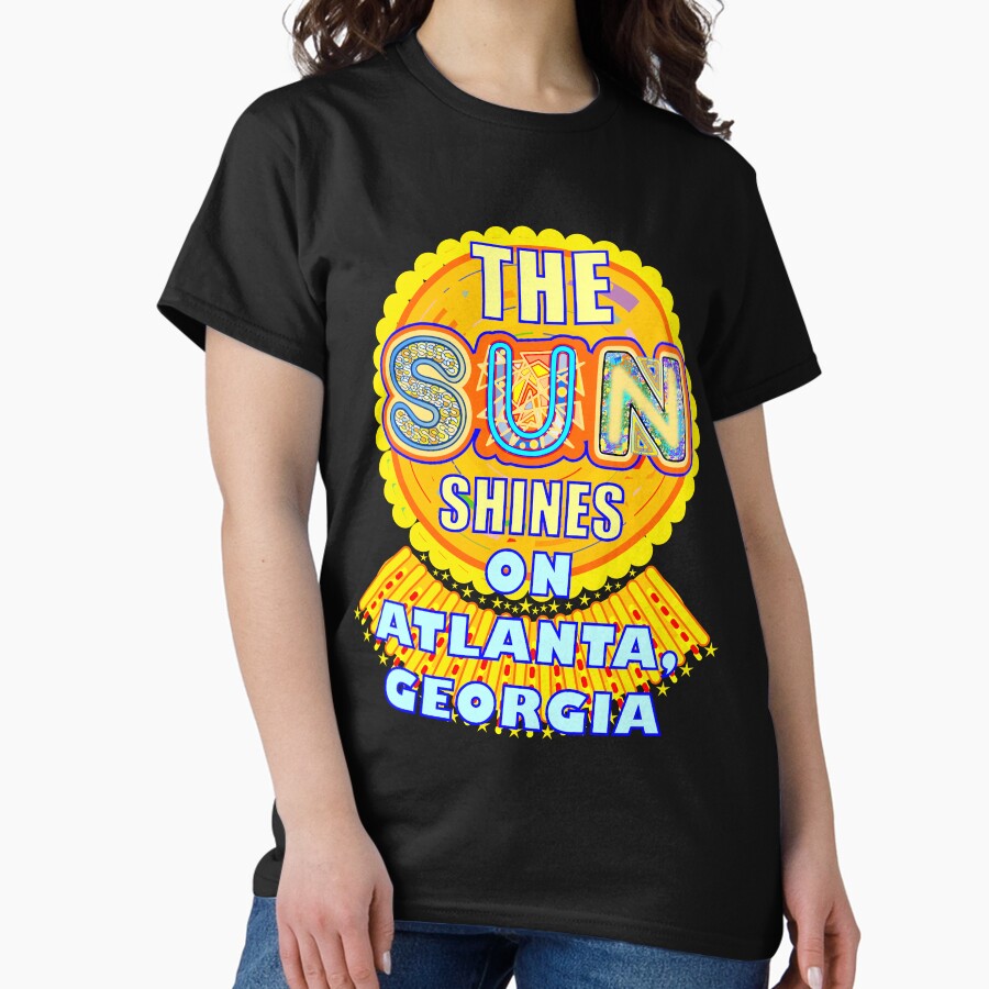 Atlanta Sun Shines On Georgia Artful Sunshine Classic T Shirt
