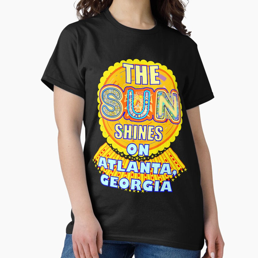 Atlanta Sun Shines On Georgia Artful Sunshine Classic T Shirt