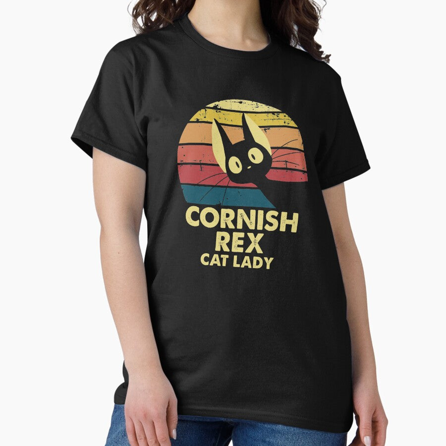 Cornish Rex cat mom Classic T-Shirt