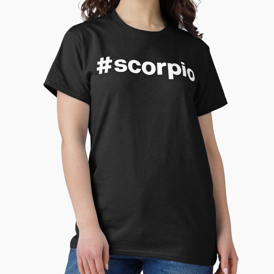 Hashtag scorpio Classic T-Shirt