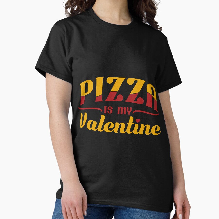Pizza Valentines Day Classic T-Shirt