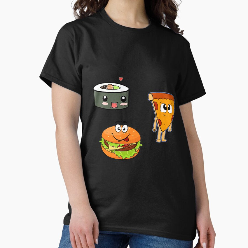 Cartoon food Classic T-Shirt