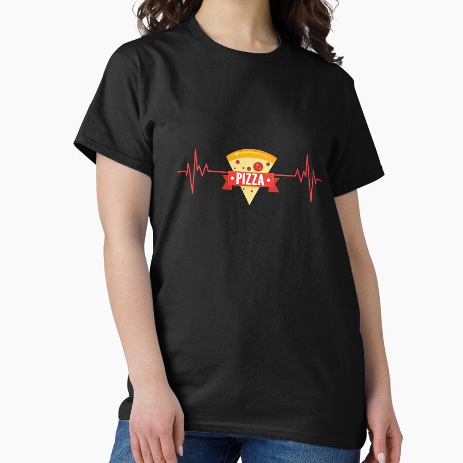 My heart beats for pizza, Original Willow Days Classic T-Shirt