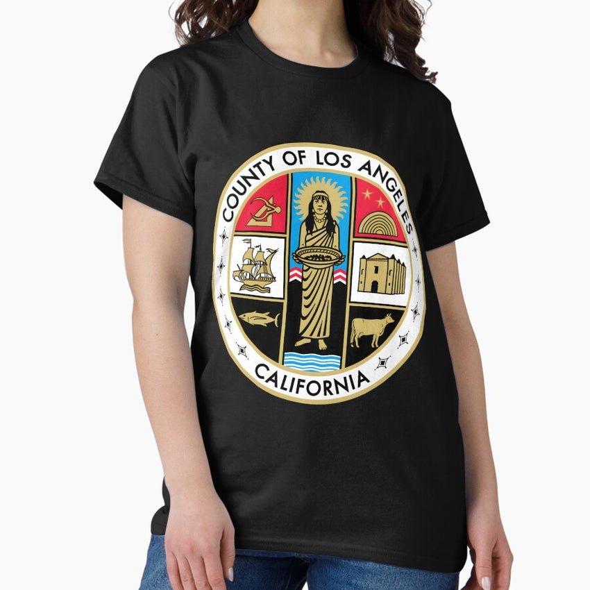 66 Seal Of Los Angeles County California Usa Classic T-Shirt