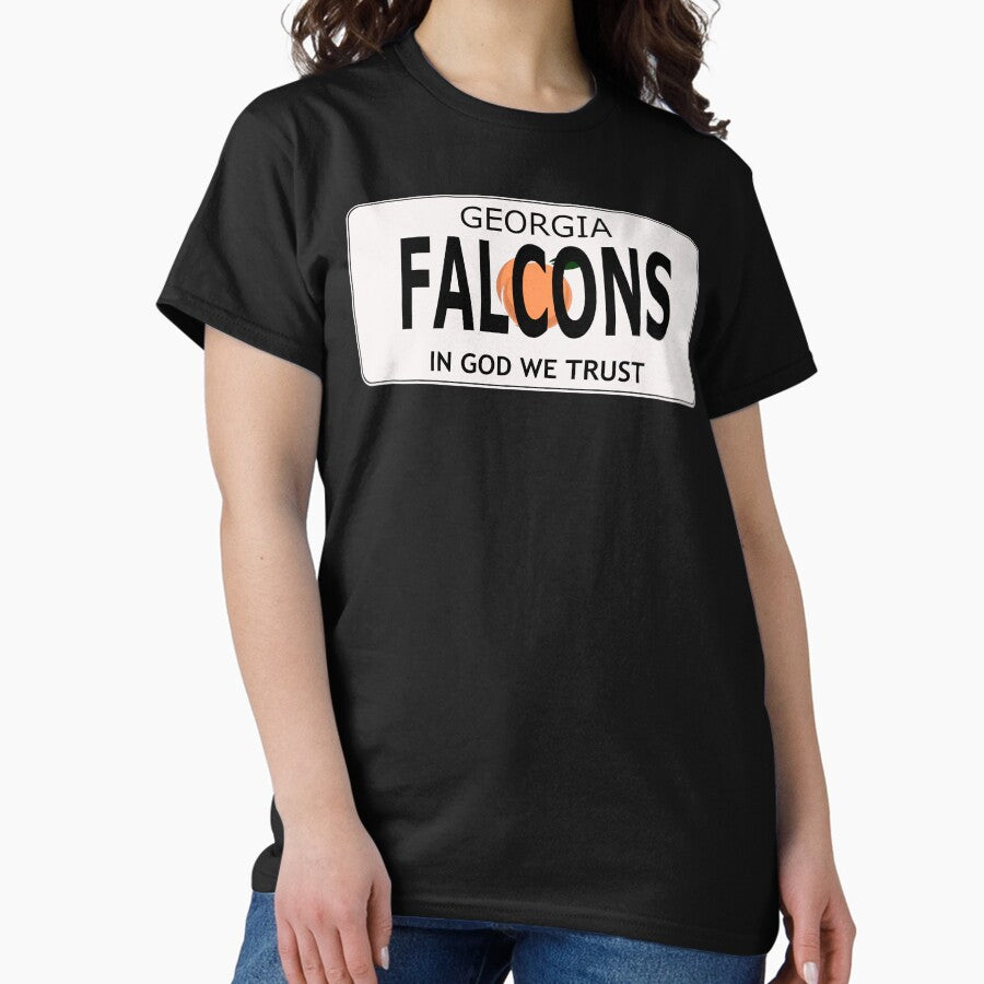 Atlanta Falcons - Georgia License Plate Classic T-Shirt