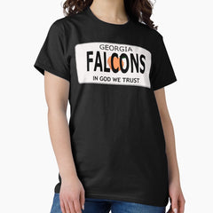 Atlanta Falcons - Georgia License Plate Classic T-Shirt