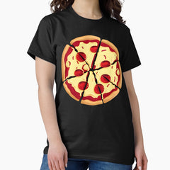 Cartoon Pizza Fun Classic T-Shirt
