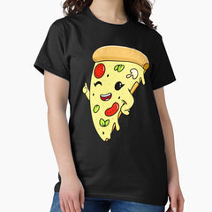 cute kawaii Pizza gift Classic T-Shirt