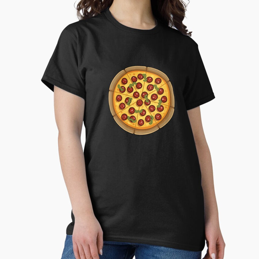 Pepperoni and Pepper Pizza Classic T-Shirt