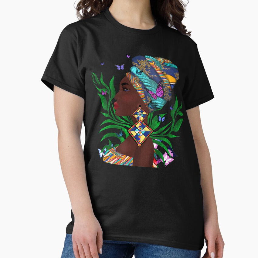 African Woman Artnigerian Fashionhome Decor Classic T Shirt