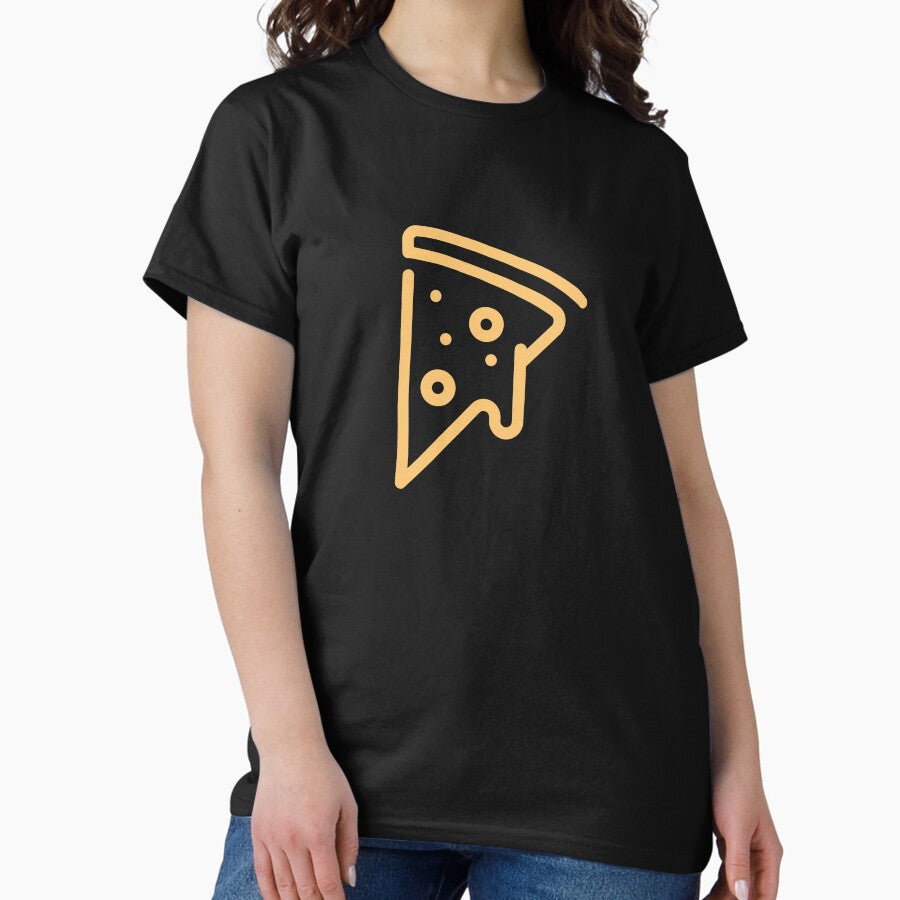 Cheese Dripping Pizza Pattern Classic T-Shirt