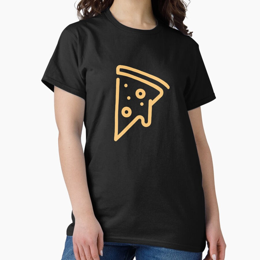 Cheese Dripping Pizza Pattern Classic T-Shirt