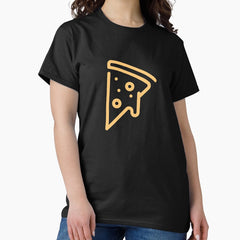 Cheese Dripping Pizza Pattern Classic T-Shirt