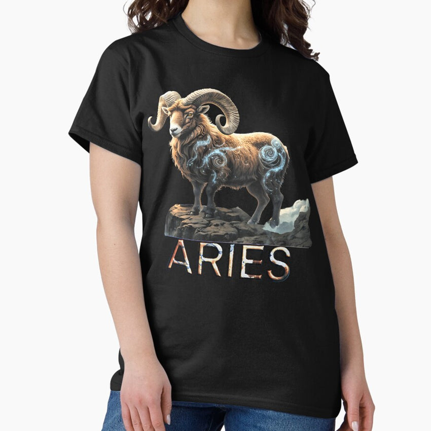 Aries Ram Zodiac Sign Classic T Shirt