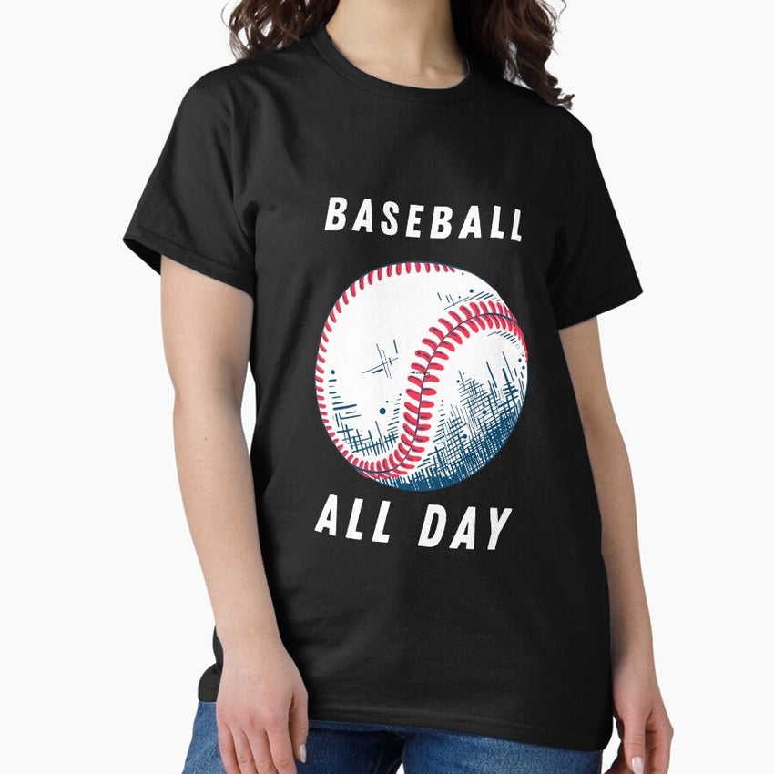Baseball All Day Fan Classic T-Shirt