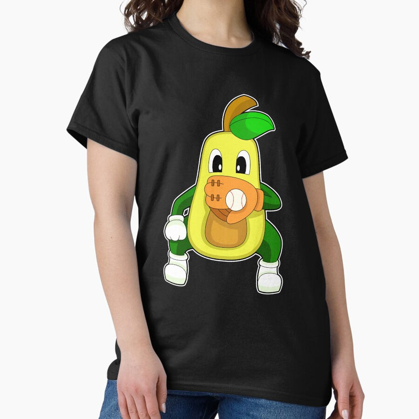Avocado Baseball Baseball glove Sports Classic T-Shirt