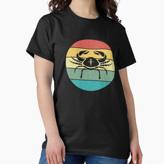 Aquarius Cancer Sign Retro Vintage Classic T Shirt