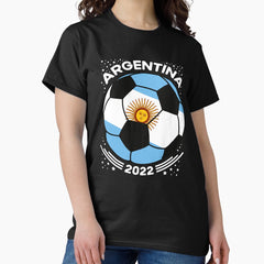 Argentina Flag Soccer Football Team Classic T-Shirt