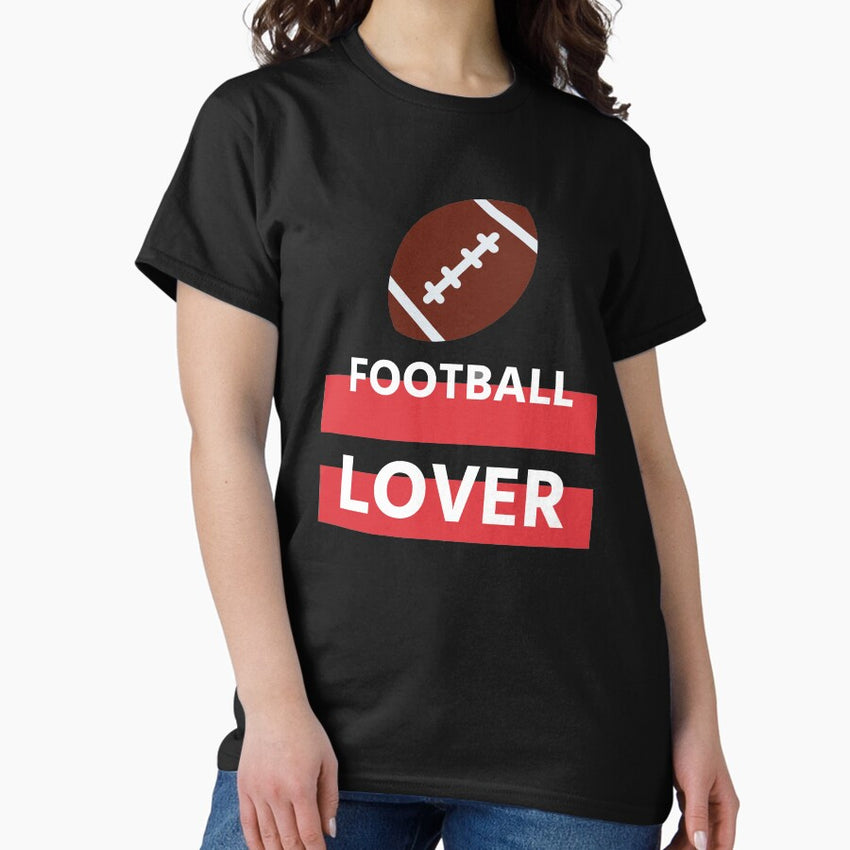 American football lover simple white Classic T-Shirt