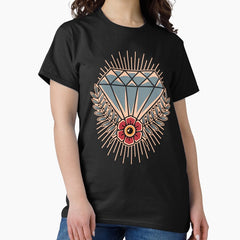 Vintage Diamond Tattoo Art Classic T-Shirt