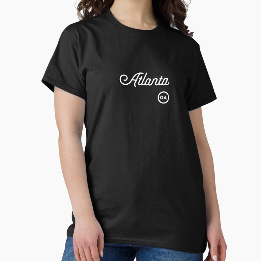 Atlanta Typography Classic T Shirt