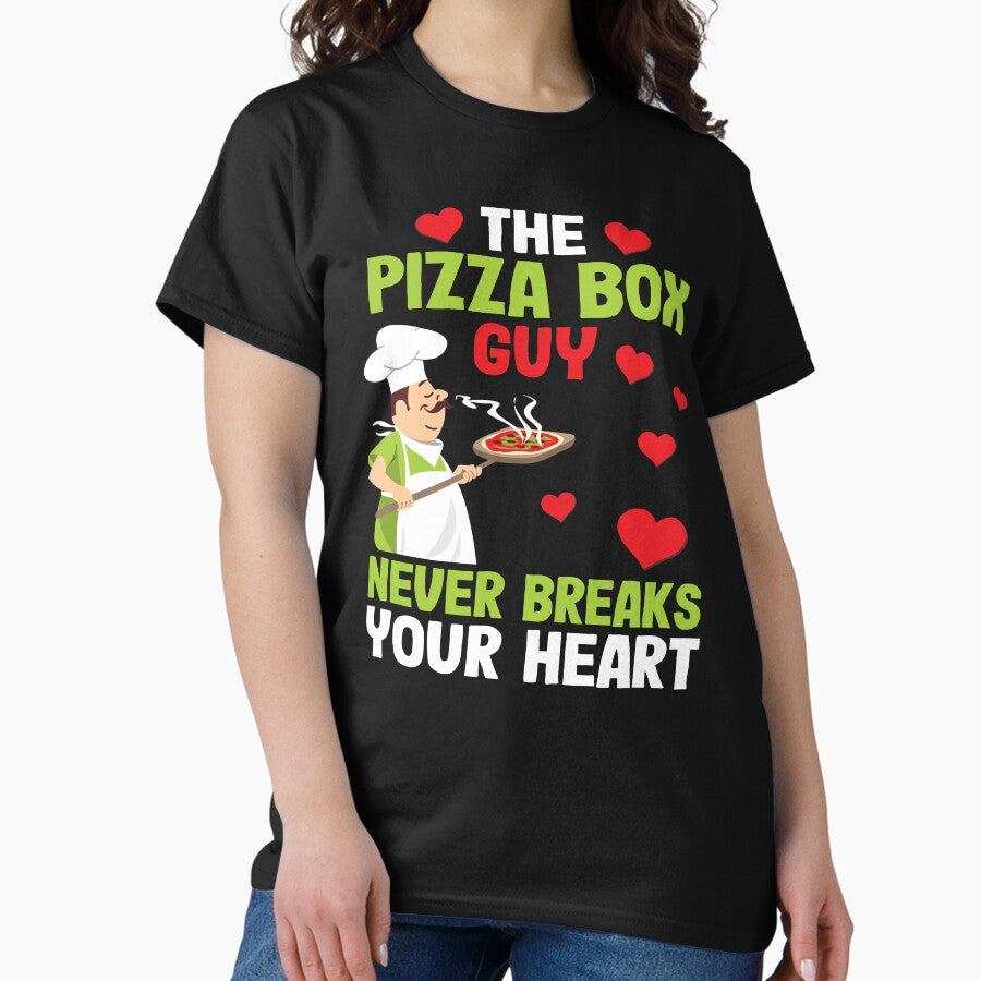 Funny Pizza Box Guy Anti Valentine´s Day Gift Classic T-Shirt