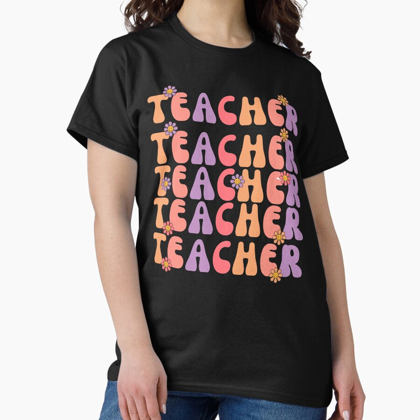 RETRO TEACHER Classic T-Shirt