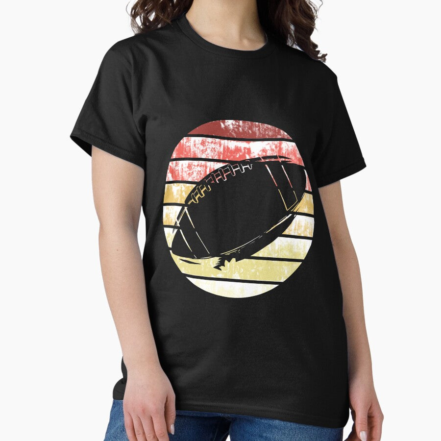 Amercian Football Quarterback Designer Classic T Shirt