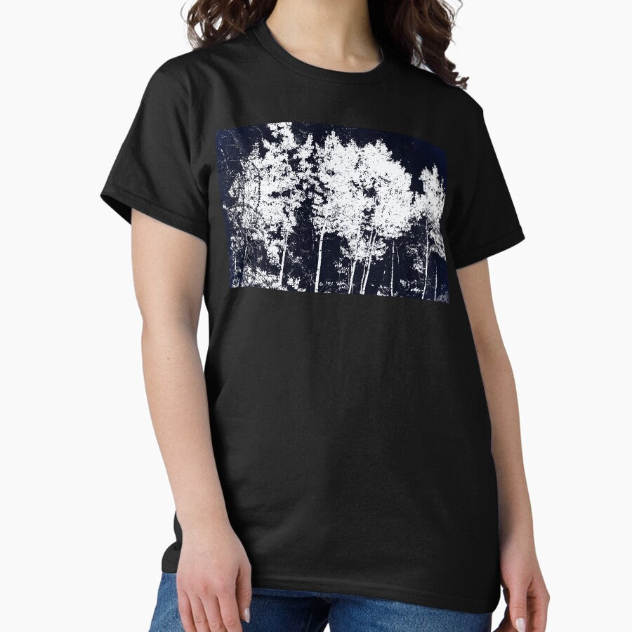 Aspen Fashions Products In Black White Classic T Shirt