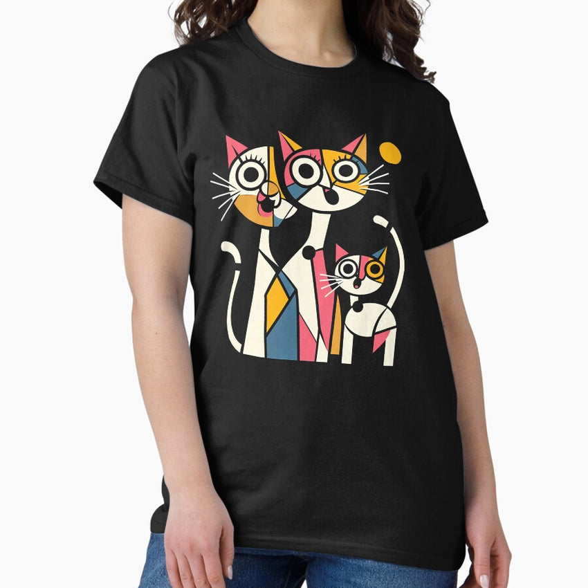 Cubic Cats Art Classic T-Shirt