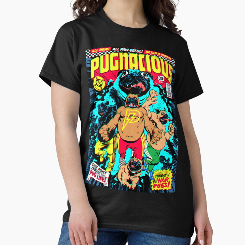 All Paw-erful Pugnacious Classic T-Shirt