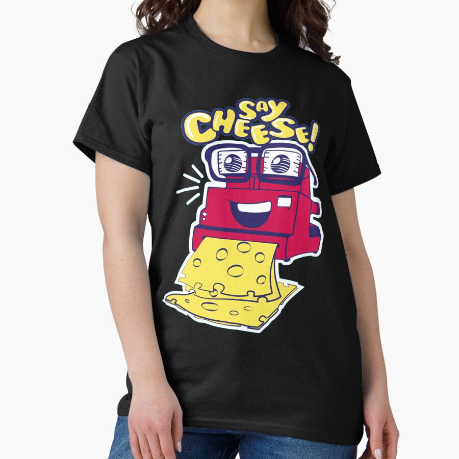 Slogan with girl illustration Classic T-Shirt