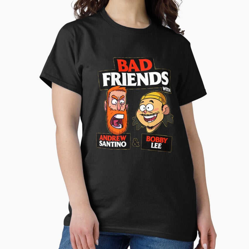 Bad Friends Merch Podcast Merch Logo Classic T-Shirt