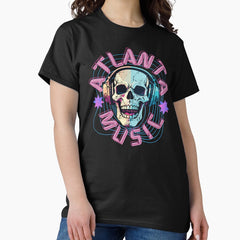 Atlanta Music Skull Design Classic T Shirt