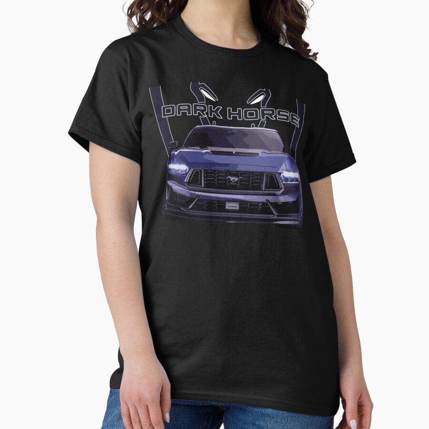 7th gen COYOTE s650 dark horse Mustang GT 5.0L V8 BLUE EMBER Classic T-Shirt