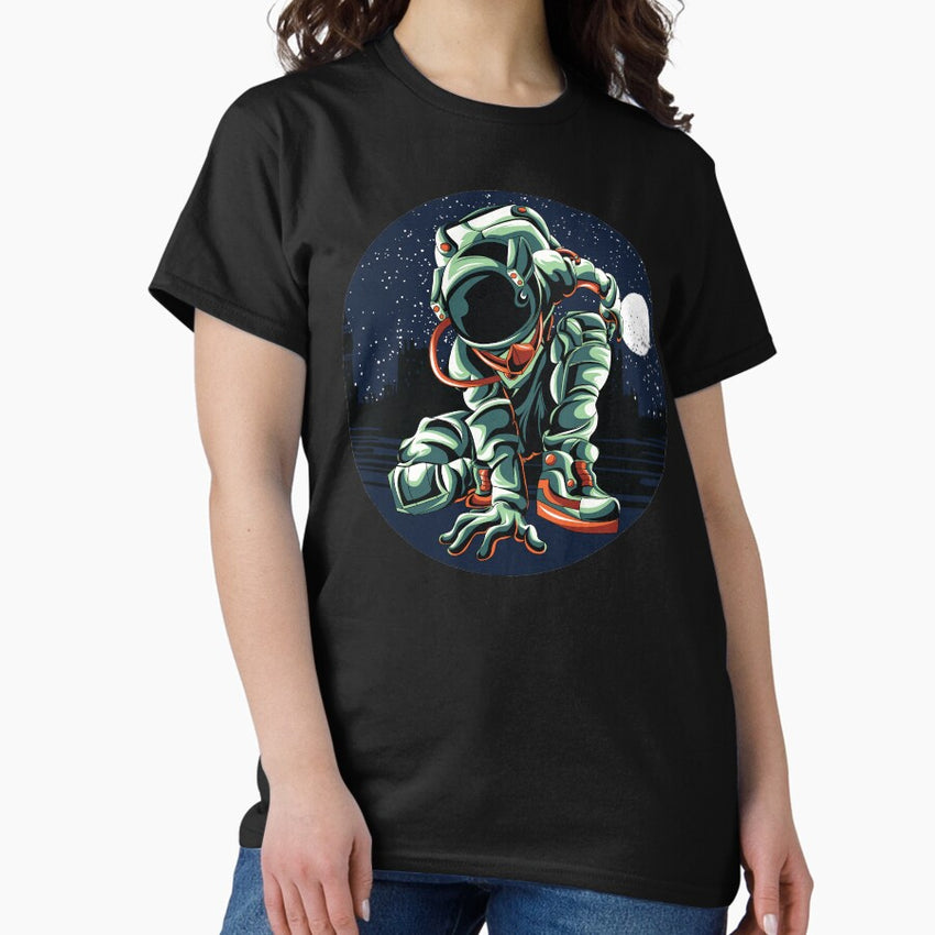 Astronaut Superhero Landing! - Funny Astronaut Space Classic T-Shirt