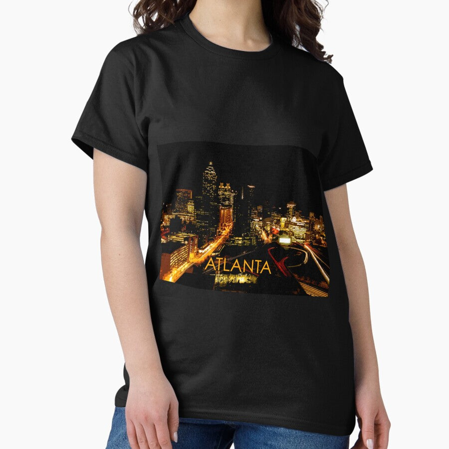 Atlanta Georgia Usa Travel Print Classic T Shirt