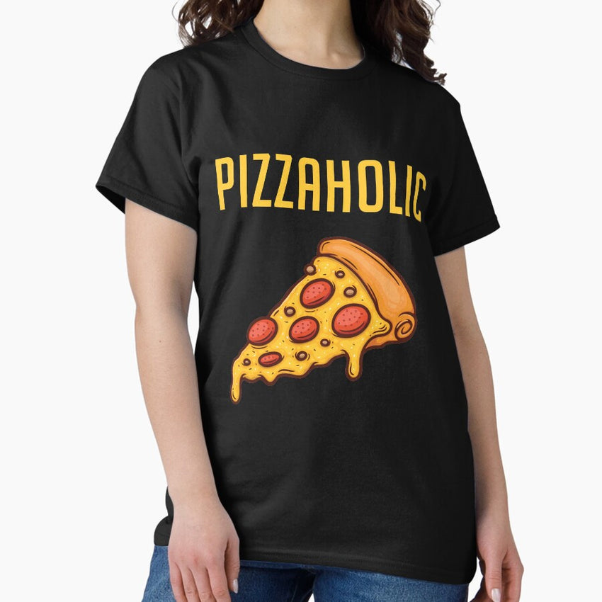 Pizzaholic Funny For Pizza Lover Classic T-Shirt