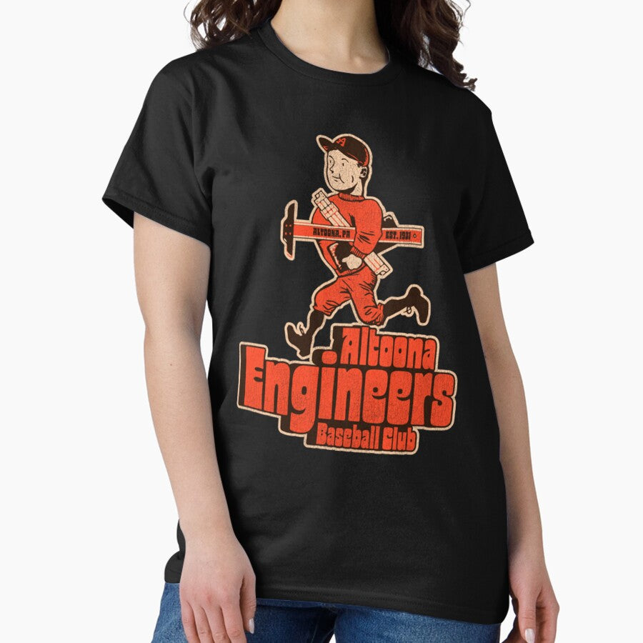Altoona Engineers Baseball Team Classic T-Shirt