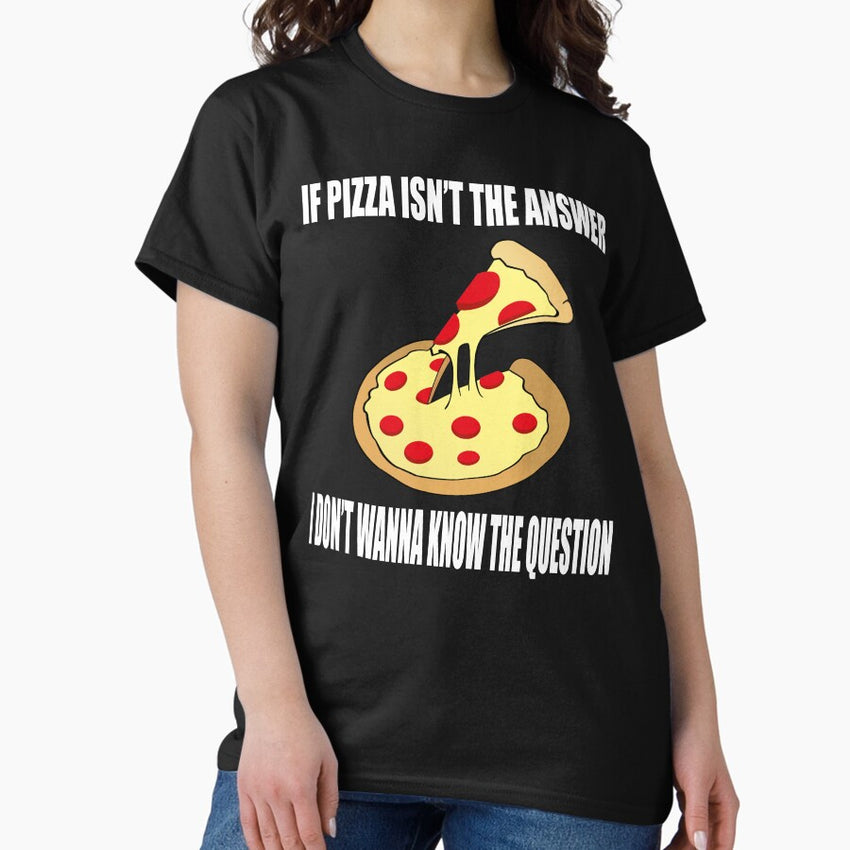 Pizza funny dough italian food gift Classic T-Shirt